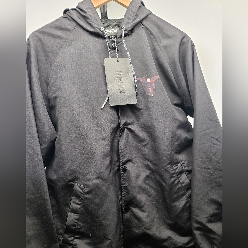 RIPNDIP windbreaker archangel cat jacket.